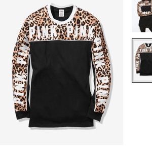 NEW! 🐆 PINK long sleeve campus tee